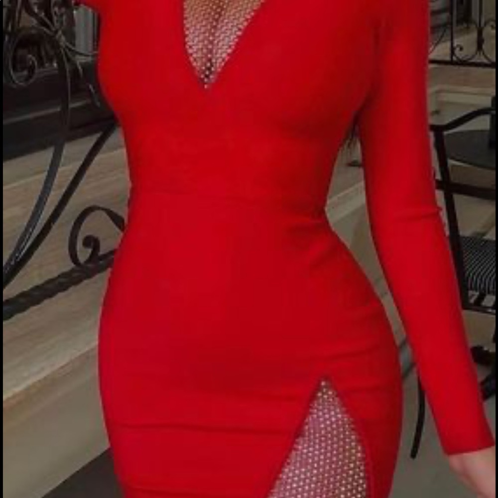 Red dress